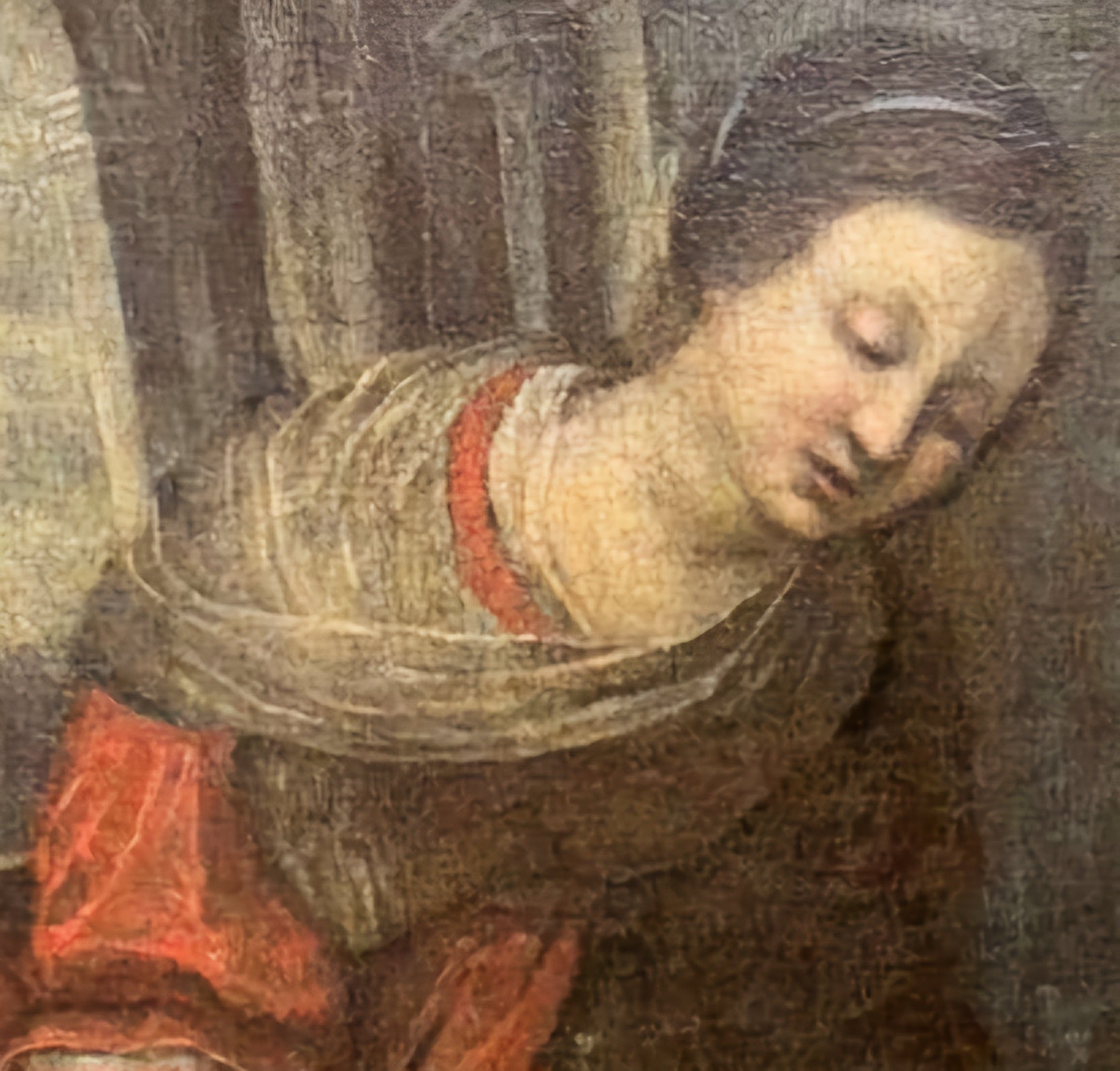 Holy Family with Lamb, Oil on canvas, Late 17th century