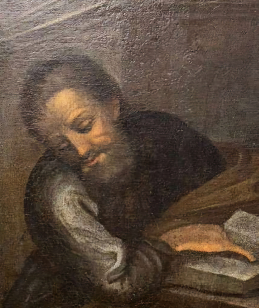 Holy Family with Lamb, Oil on canvas, Late 17th century