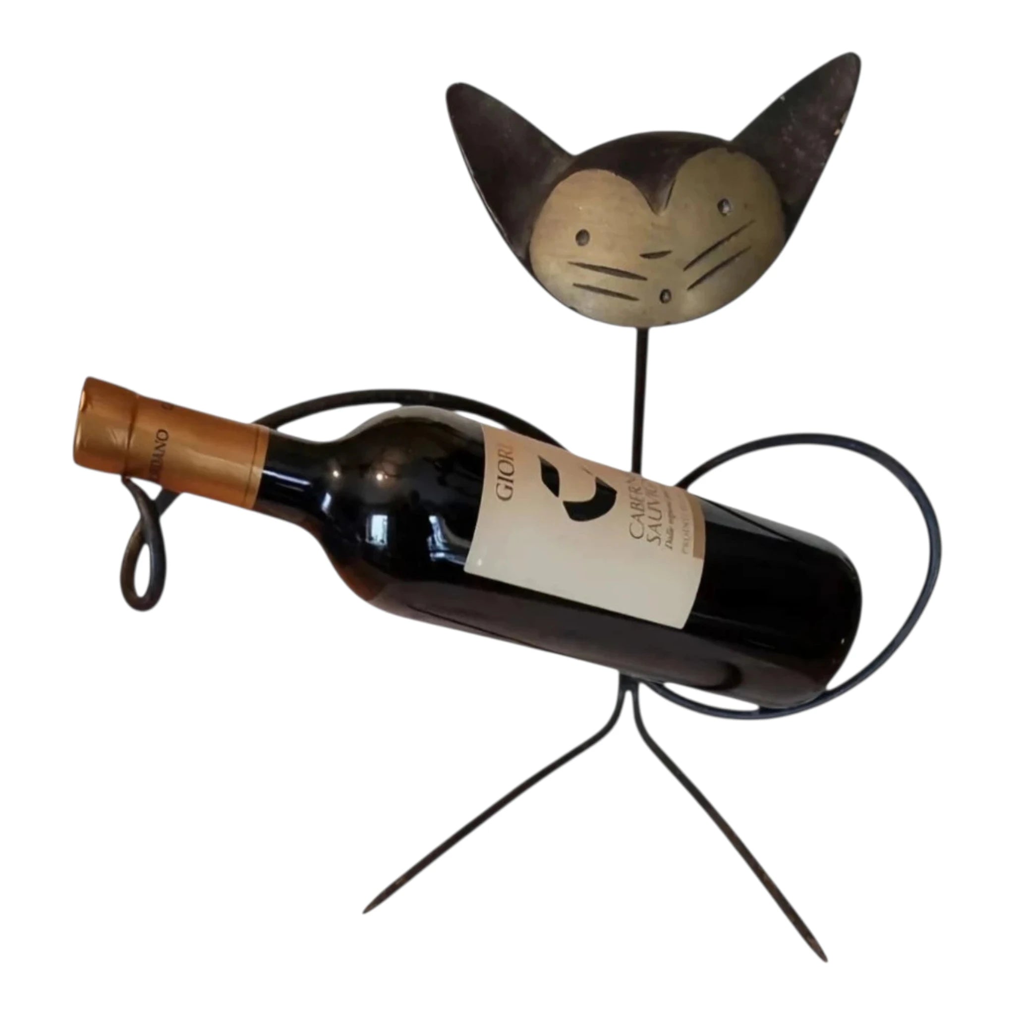 Cat Wine Bottle Holder - Hertha Baller