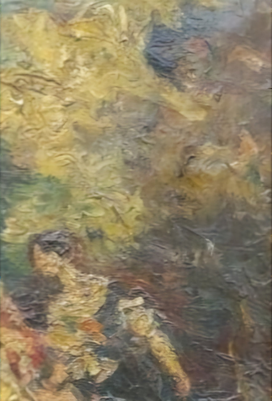 Signed Oil on Canvas "Three Elegant Ladies in a Park"+ Expert Certificate, Adolphe Monticelli, 19th Century