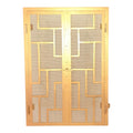 Josef Hoffmann Brass Fireplace Protection Screen – Wiener Werkstätte, Unused